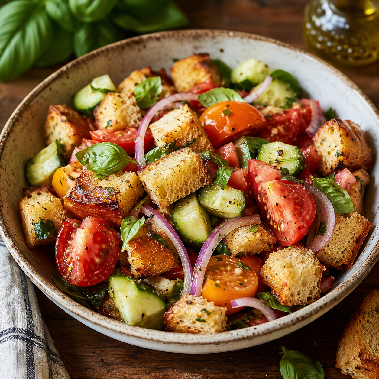 Panzanella salad