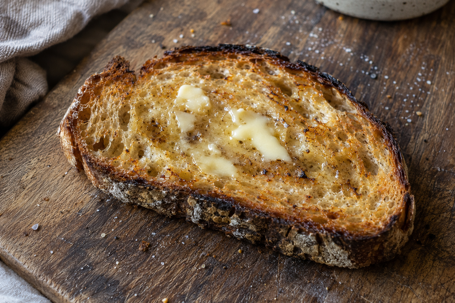 Toasted bread